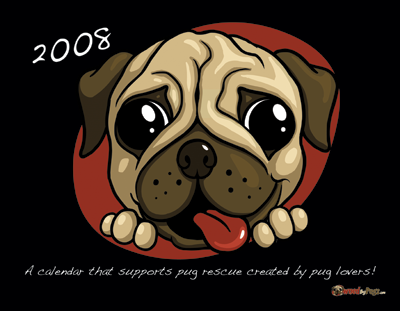 2008 Owned by Pugs Calendar