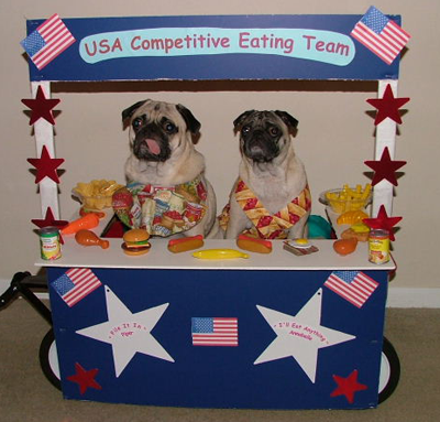 Piper and Annabell - The USA Competitive Eating Team