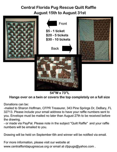 CFPR Quilt Raffle