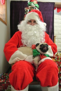 Lily and Santa