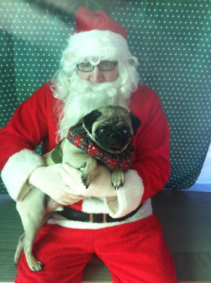 Eddie and Santa