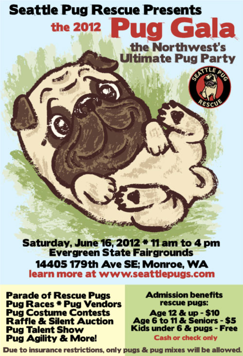 Seattle Pug Rescue 2012 Pug Gala